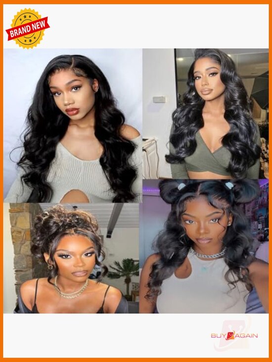 360 Lace Front Human Hair Wig Pre Plucked Transparent Lace 150% Density 12 Inch